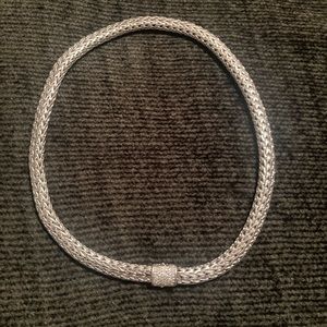 John Hardy Sterling Silver and 18k Necklace